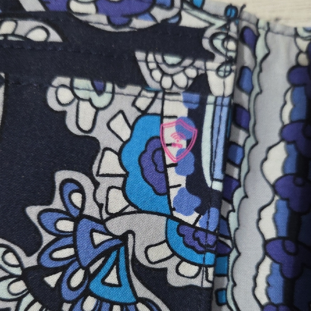 Vera Bradley Deep Night Paisley Paisley Compact Wallet - Picture 4 of 13
